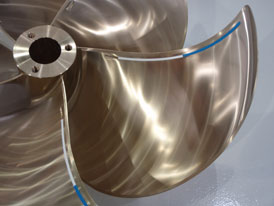 VEEMS latest superyacht propeller, the VEEMUltraskew 