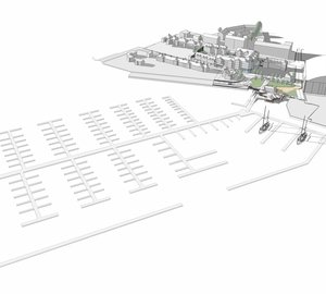 New Outer Harbour development at East Cowes, on the Isle of Wight.