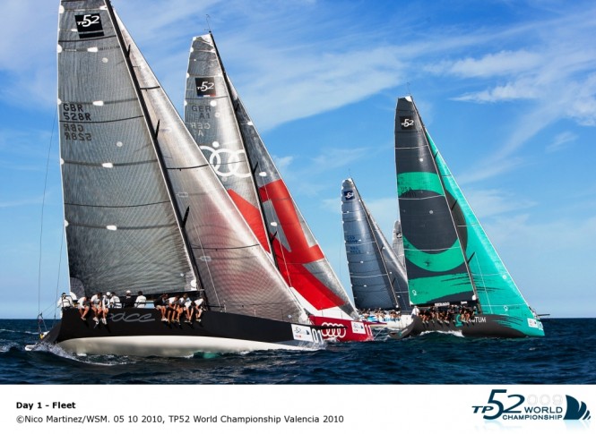 Fleet TP52 World Championship Valencia 2010 © Nico MartinezWSM