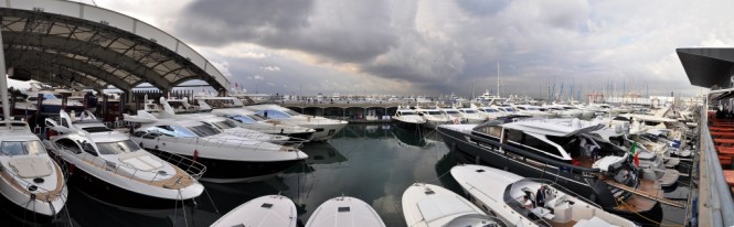 Genoa 50th International Boat Show at the Marina