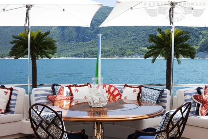 ISA 630 Superyacht Kolaha Deck - Credit Patrick Knowles Design