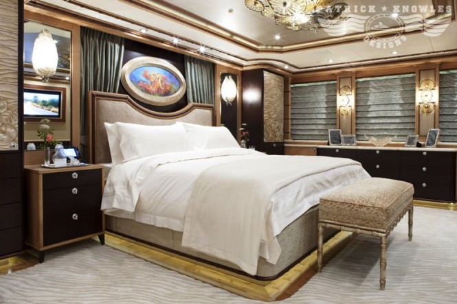 ISA 630 Superyacht Kolaha MasterSuite - Credit Patrick Knowles Design