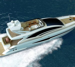 Intermarine 85' flybridge motor yacht by Luiz de Basto Designs