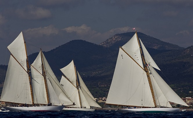 Les Voiles de Saint-Tropez Fleet - Photo Credit Rolex Carlo Borlenghi