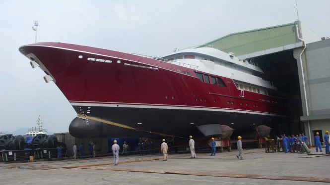 MCC Superyacht MAZU launched - Credit Maritime Concept and Construction