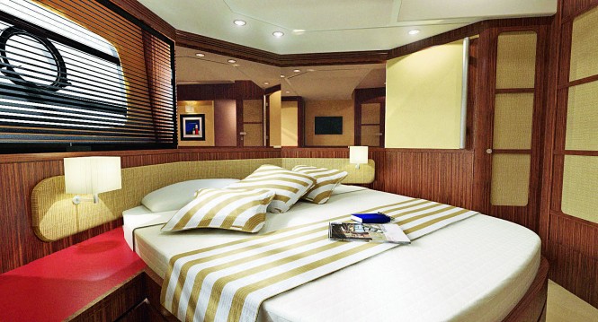 Magellano 50 Owner cabin - Credit Azimut Yachts
