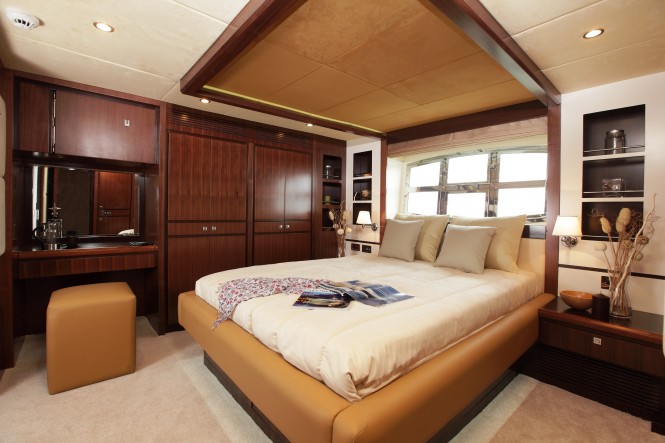 Majesty 63 Motor Yacht Owners Cabin