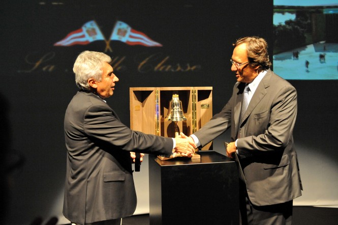 Massimo Perotti of Sanlorenzo awarded first “La Belle Classe Innovation & Environment” Prize by Bernard d'Alessandri