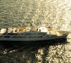 Illusion Yacht’s busy charter season after her refit at Pendennis
