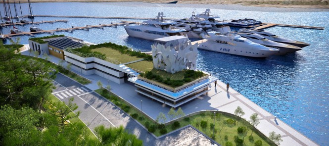 New Croatian Superyacht Marina - Mandalina Marina & Yacht Club to open in summer 2011