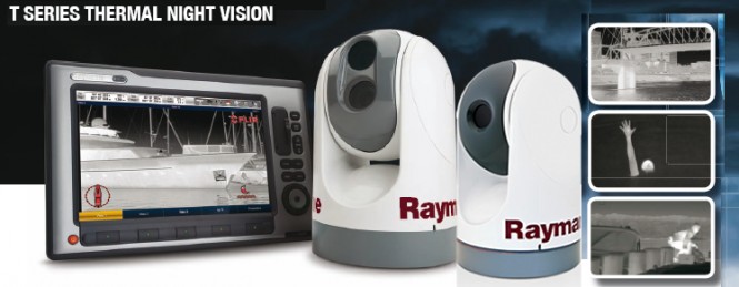 Raymarine’s new T Series Thermal Night Vision Cameras - Credit Raymarine.