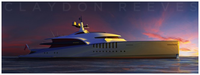 Remora Super Yacht designed by Claydon Reeves