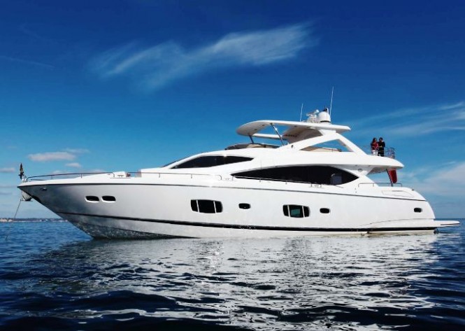 Sunseeker 88 Motor yacht - Credit Sunseeker