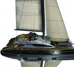 The Superyacht Cartouche a Blue Coast 95 luxury catamaran is launched