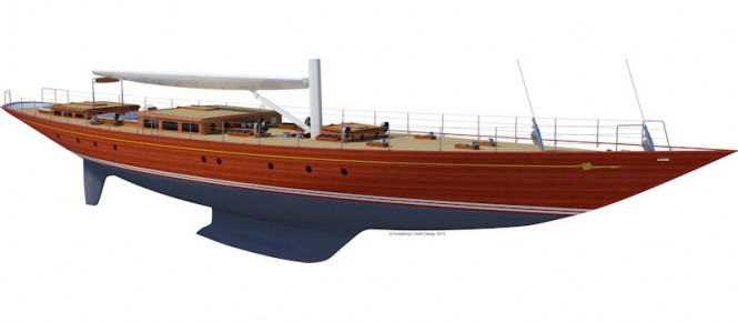 Tempus 150 Sloop by Humphreys Yacht Design and Arkin Pruva Yachts