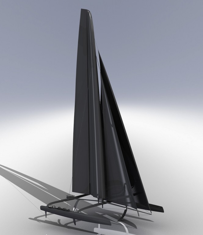 The new Wingsailed 72ft catamaran will transform America's Cup racing - Credit Americas Cup