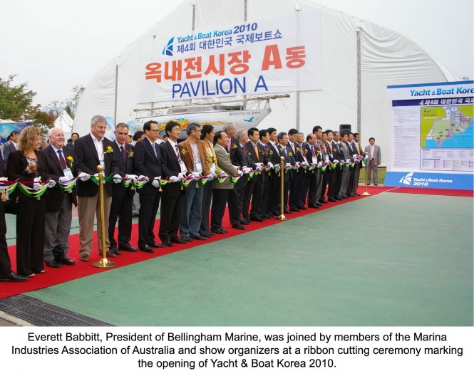 Yacht and Boat Korea 2010 - Official Ribbon Cutting ceremony