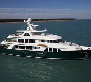 Motor yacht Sea Owl by Burger Boat equipped with MTN Satellite Communications