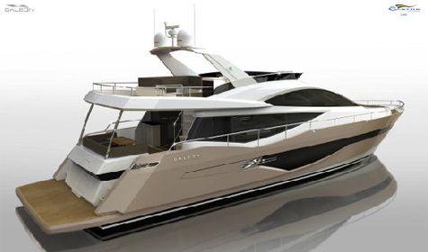 780 Crystal motor yacht by Galeon 