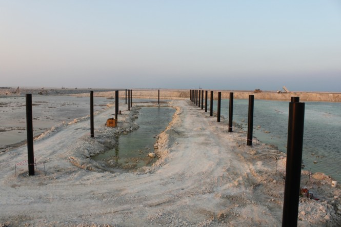 Lusail City Marina in Doha October 2010