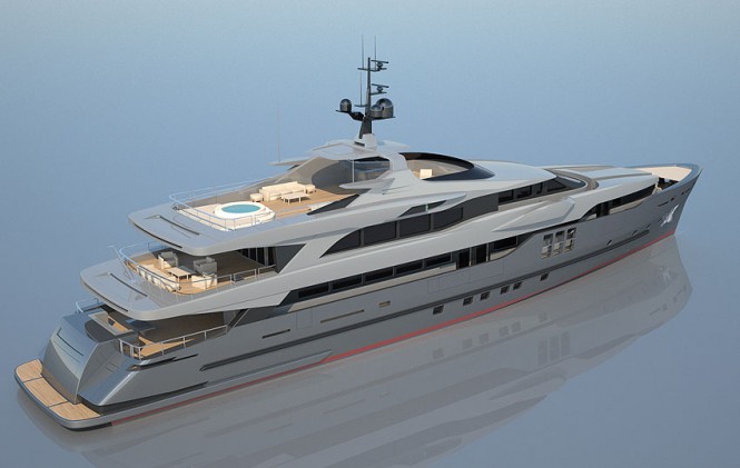 Mondo Marine 52 meter 'Fast' yacht by Luca Dini Design