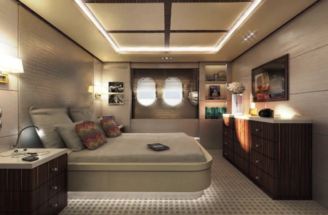 Motor yacht Told U So - VIP Guest Cabin, The Ebony Room, Starboard