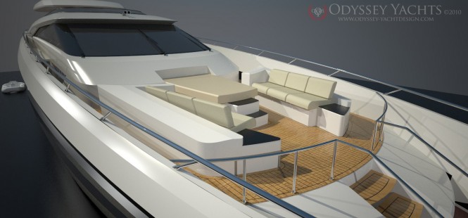 Odyssey Yacht Design - 39M motor yacht OPUS - Foredeck