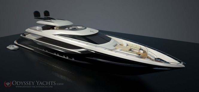 Odyssey Yacht Design - 39M OPUS - Front Elevated