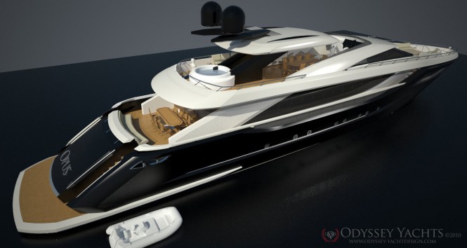 Odyssey Yacht Design - 39M OPUS - Rear elevated