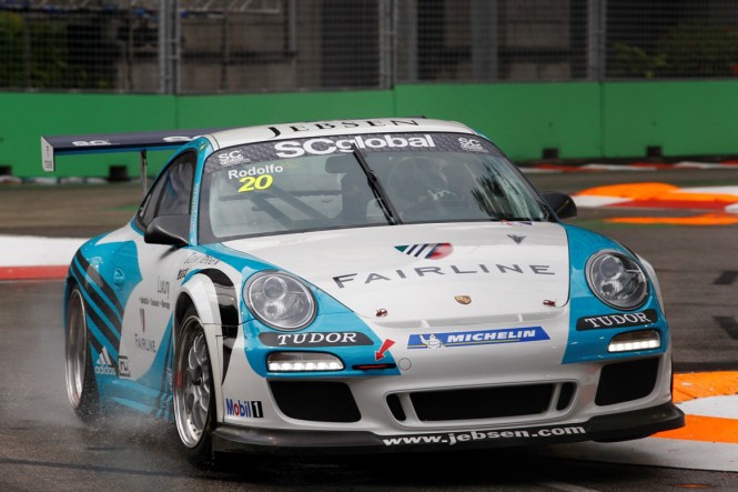 Porsche Driver backed by Fairline takes podium position in Porsche Carrera Cup Asia