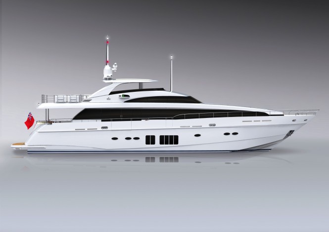 Princess Yachts 32M Profile - Credit Princess Yachts