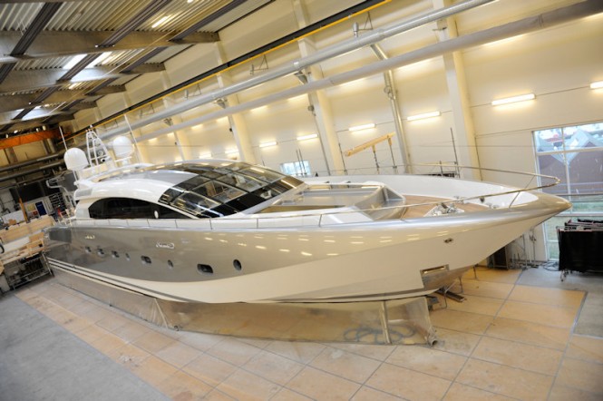 Project 116, a 38 metre AeroCruiser by Danish Yachts fitted with exhaust system by MarQuip