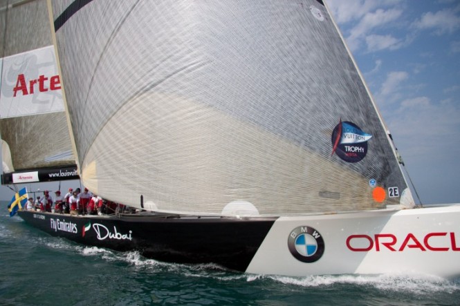 Race Day 1 Artemis Racing © Bob Grieser ousideimages.com Louis Vuitton Trophy