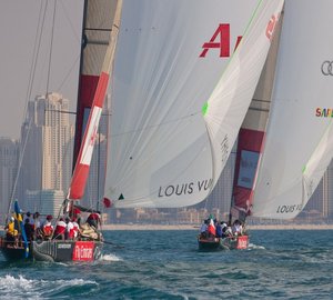 Louis Vuitton Trophy Dubai: Day 8, Mascalzone Latino Audi on a Roll