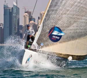 Louis Vuitton Trophy Dubai: Day 3, BMW Oracle Racing Extends Dominance