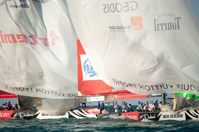 Race day 5 Artemis Racing vs ALL4ONE - © Paul Todd outsideimages.com Louis Vuitton Trophy Race day 5 Artemis Racing vs ALL4ONE - © Paul Todd outsideimages.com Louis Vuitton Trophy