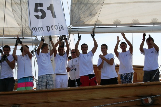 STS Bodrum Crew at the 22nd Bodrum Cup International Wooden Yacht Regatta