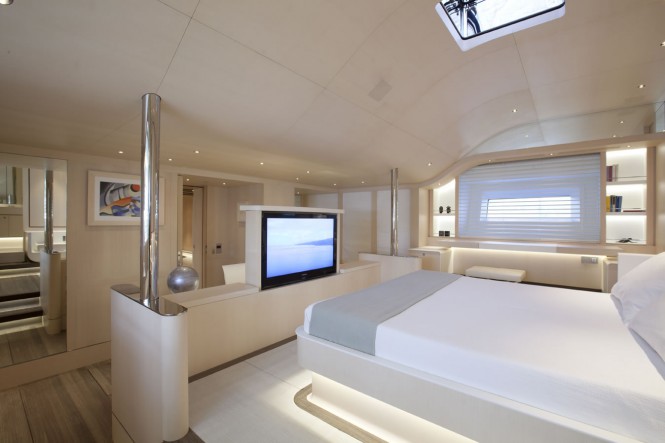 Sail yacht Zefira Cabin - Credit Fitzroy Yachts Sail yacht Zefira Cabin - Credit Fitzroy Yachts