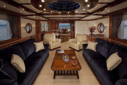 Superyacht Sycara IV Salon - Burger Boat 