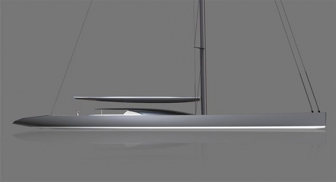 65m sailing yacht P1409 by Dubois