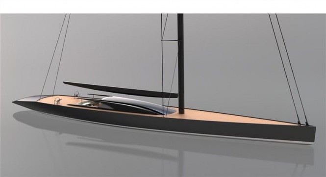 65m sailing yacht design by Dubois (P1409)