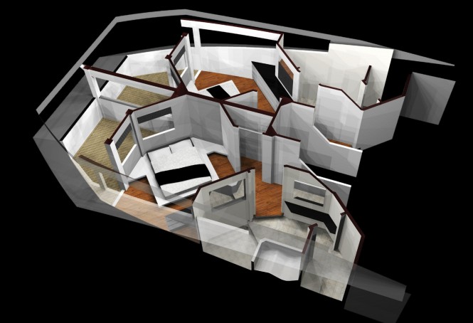 Guest Suites PCE motor yacht concept