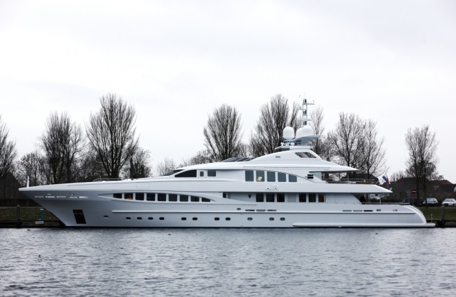 Heesen Yachts Deliver SuperYacht Air - YN 15147 - Photo Credit Dick Holthuis