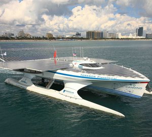 MS TÛRANOR PLANETSOLAR arrives in Cancún for the World Climate Change Conference