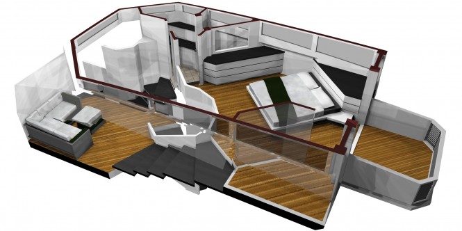 Master Suite PCE motor yacht concept