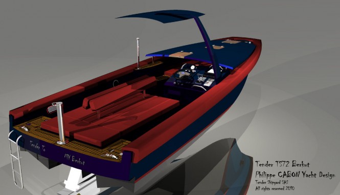 Motor yacht Berkut Tender by TENDER Shipyard SAS -  hard top