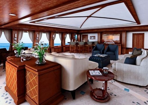 Newcastle 5500 motor yacht Skylounge