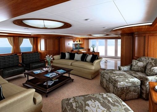 Newcastle Shipyards 54.87M (180′) Newcastle 5500 Main salon