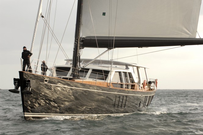 Pendennis sailing yacht Akalam - project B105 completes sea trials