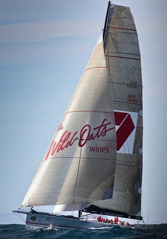 Provisional Line Honours Winner Sailing yacht WILD OATS XI Photo credit Rolex  Daniel Forster